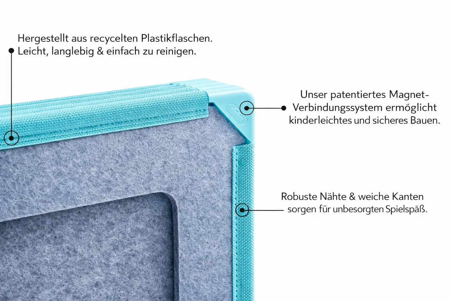 Creatix™: Mega-Set – Riesige Magnetfliesen (24 Stück)